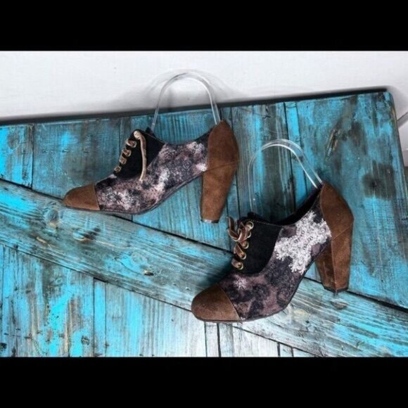 Desigual Heeled Boots SIZE 36=5.5 - Picture 7 of 13